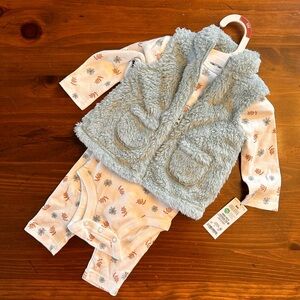 Carters 3 Piece Vest Set